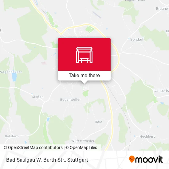 Карта Bad Saulgau W.-Burth-Str.