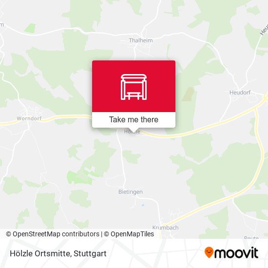 Hölzle Ortsmitte map