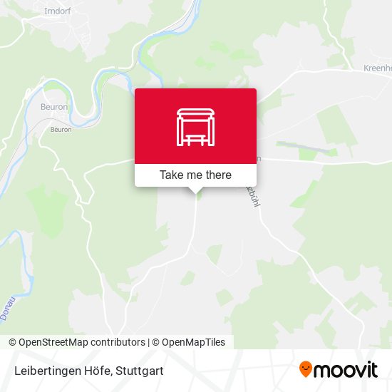 Leibertingen Höfe map