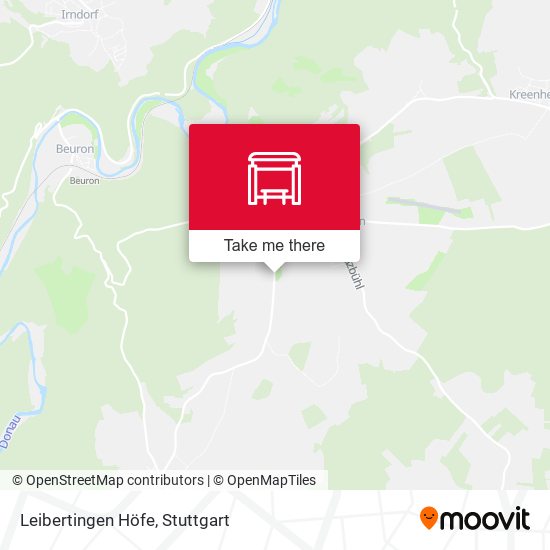 Карта Leibertingen Höfe