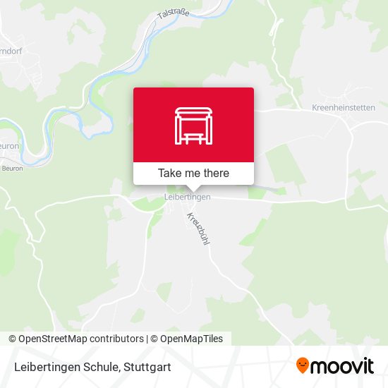 Leibertingen Schule map