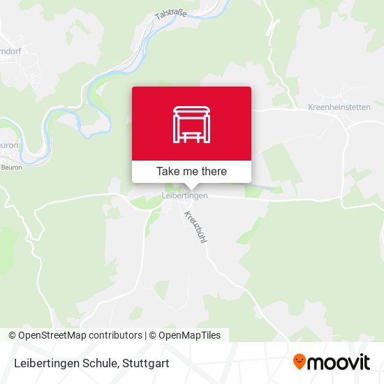 Leibertingen Schule map