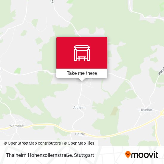 Thalheim Hohenzollernstraße map