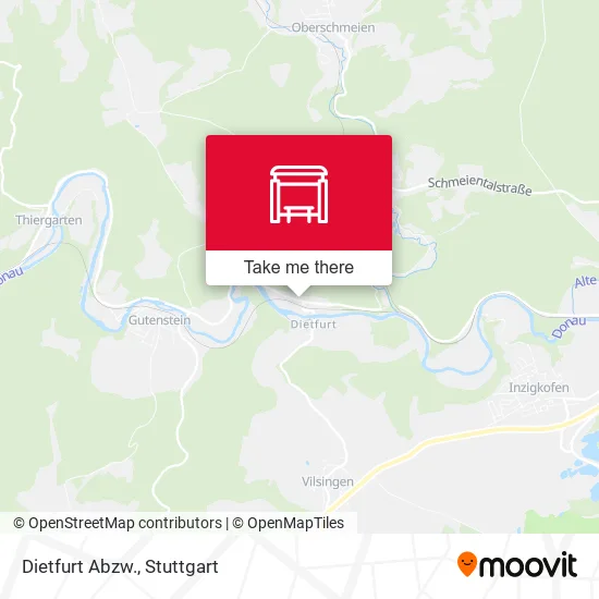 Карта Dietfurt Abzw.