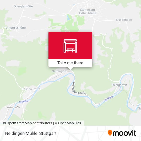 Карта Neidingen Mühle