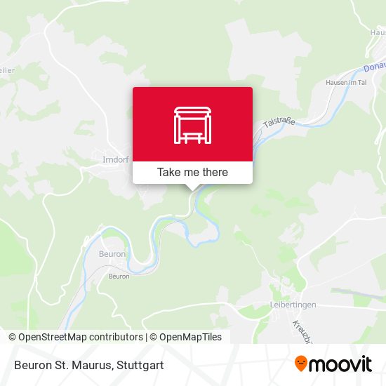 Карта Beuron St. Maurus