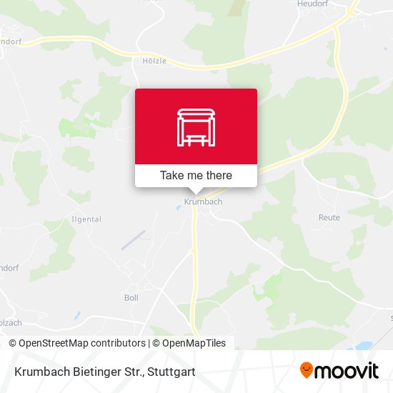 Карта Krumbach Bietinger Str.