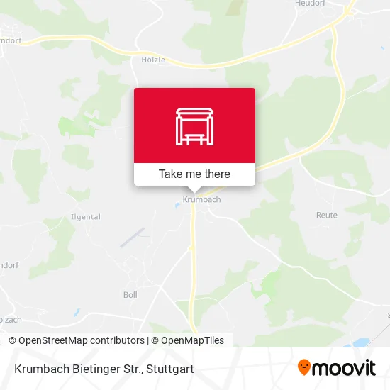 Карта Krumbach Bietinger Str.