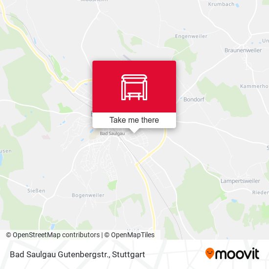Bad Saulgau Gutenbergstr. map