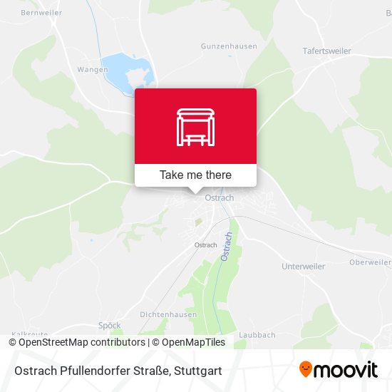 Ostrach Pfullendorfer Straße map