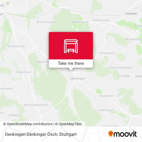 Карта Denkingen Denkinger Ösch