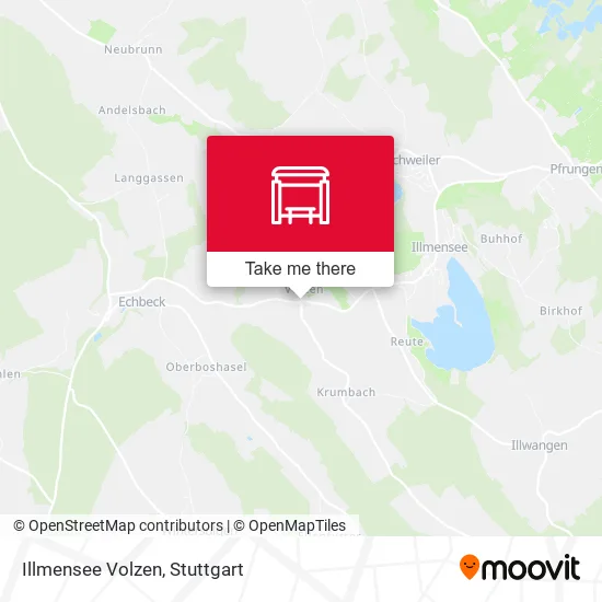 Карта Illmensee Volzen