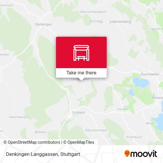 Denkingen Langgassen map