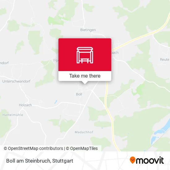 Карта Boll am Steinbruch