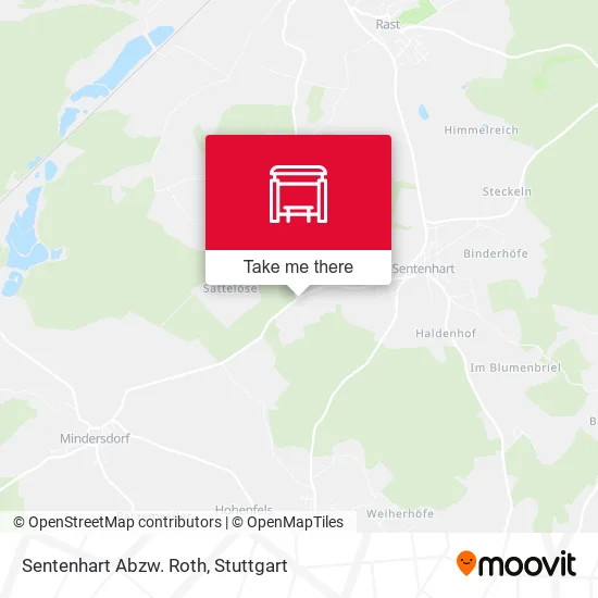Карта Sentenhart Abzw. Roth