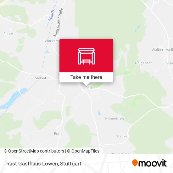 Карта Rast Gasthaus Löwen