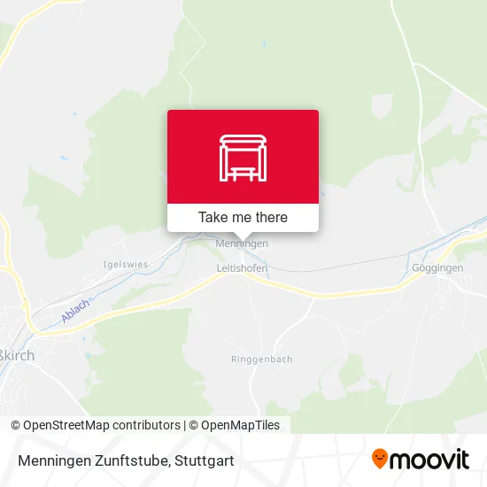Карта Menningen Zunftstube