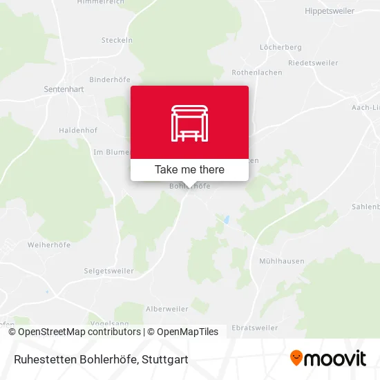 Карта Ruhestetten Bohlerhöfe