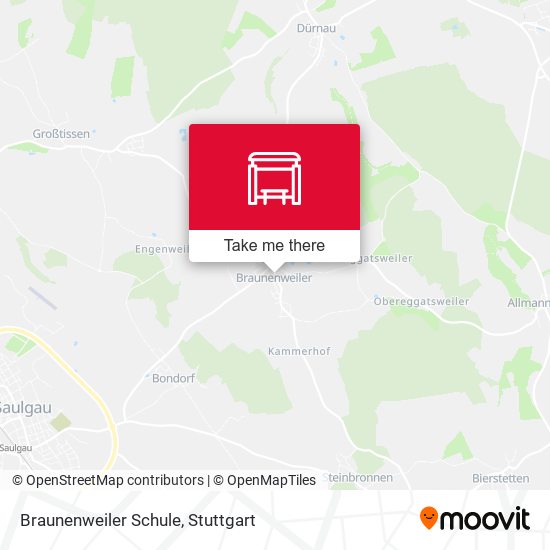 Braunenweiler Schule map