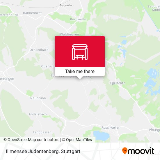 Карта Illmensee Judentenberg