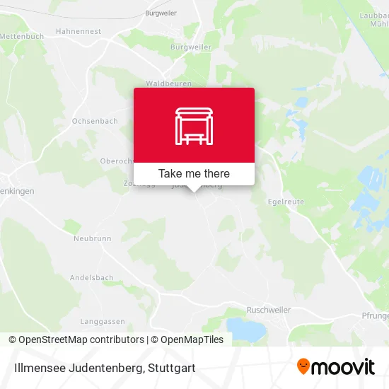 Карта Illmensee Judentenberg