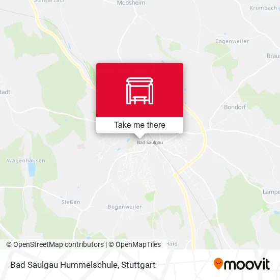 Карта Bad Saulgau Hummelschule