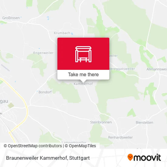 Карта Braunenweiler Kammerhof