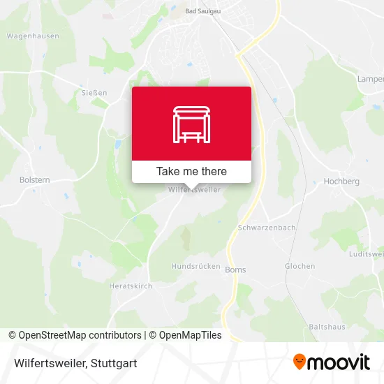 Wilfertsweiler map