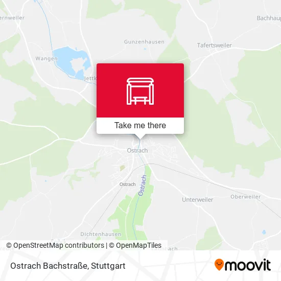 Карта Ostrach Bachstraße