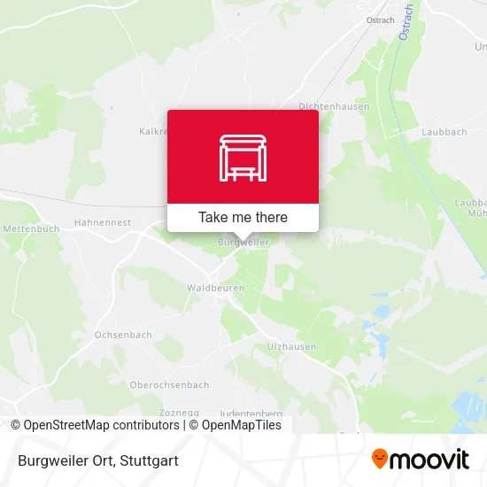 Карта Burgweiler Ort