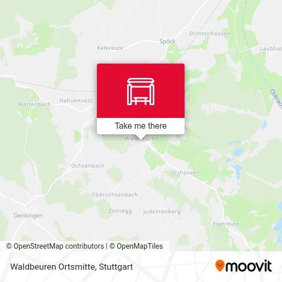 Waldbeuren Ortsmitte map