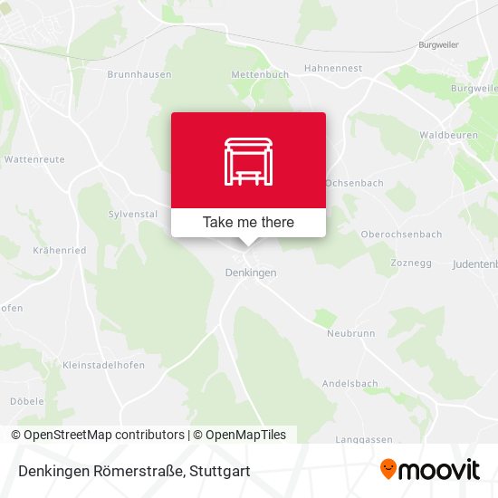 Denkingen Römerstraße map