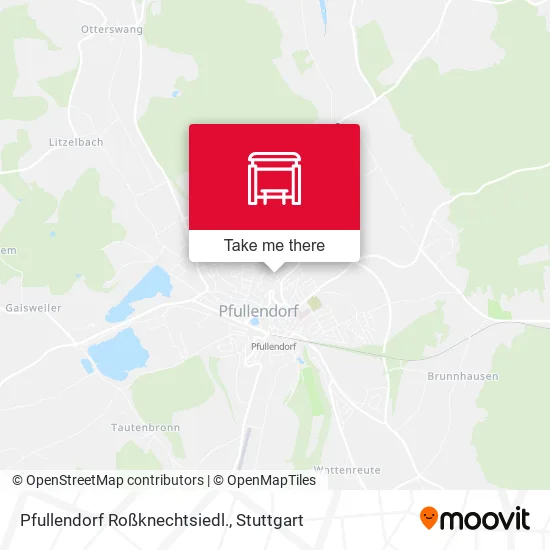 Карта Pfullendorf Roßknechtsiedl.