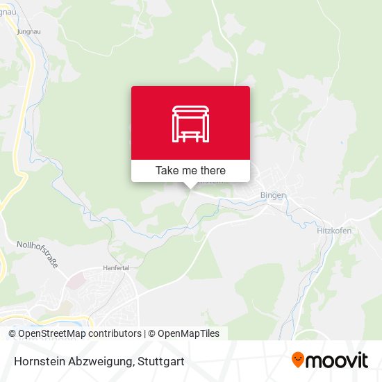 Карта Hornstein Abzweigung