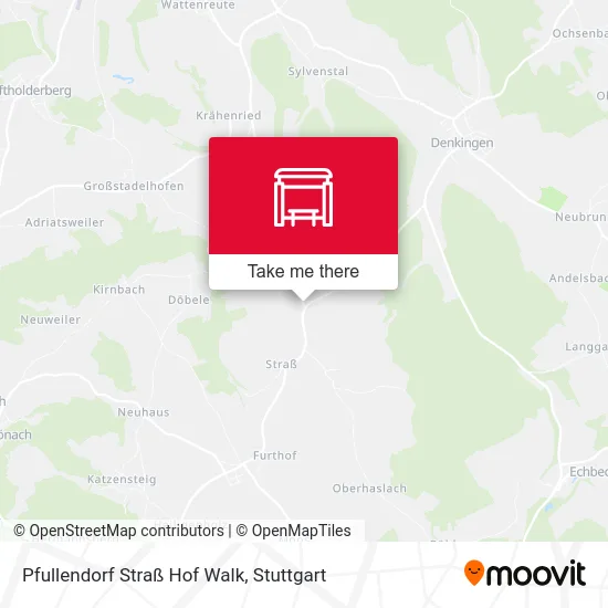 Карта Pfullendorf Straß Hof Walk
