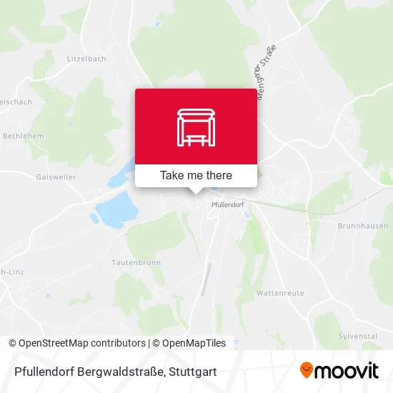 Карта Pfullendorf Bergwaldstraße