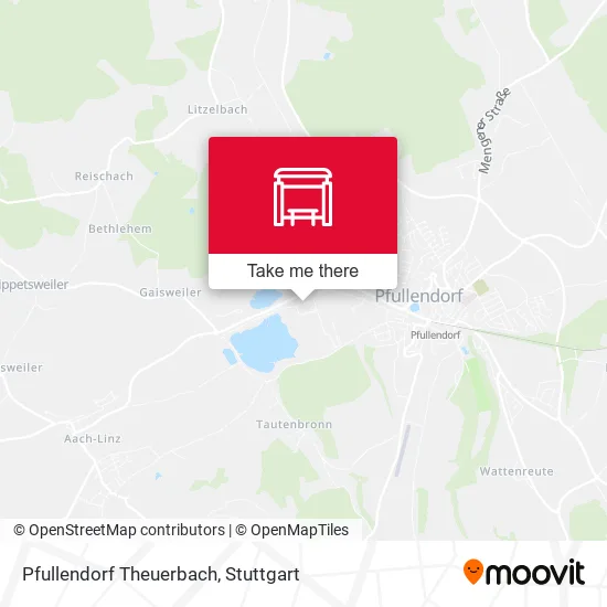 Карта Pfullendorf Theuerbach