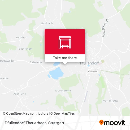 Карта Pfullendorf Theuerbach