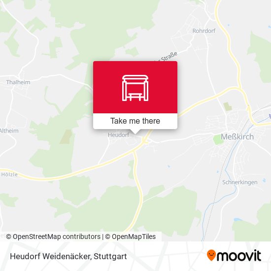 Heudorf Weidenäcker map
