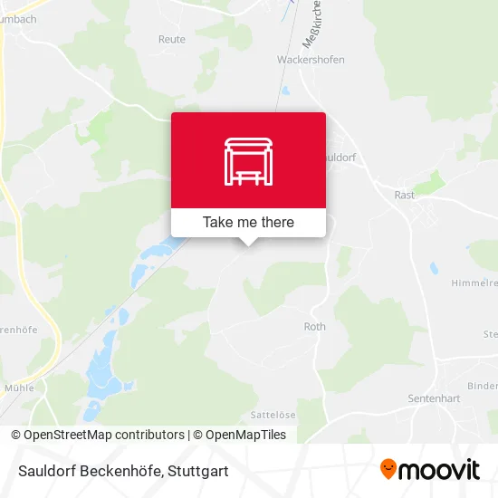 Карта Sauldorf Beckenhöfe
