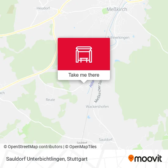 Карта Sauldorf Unterbichtlingen