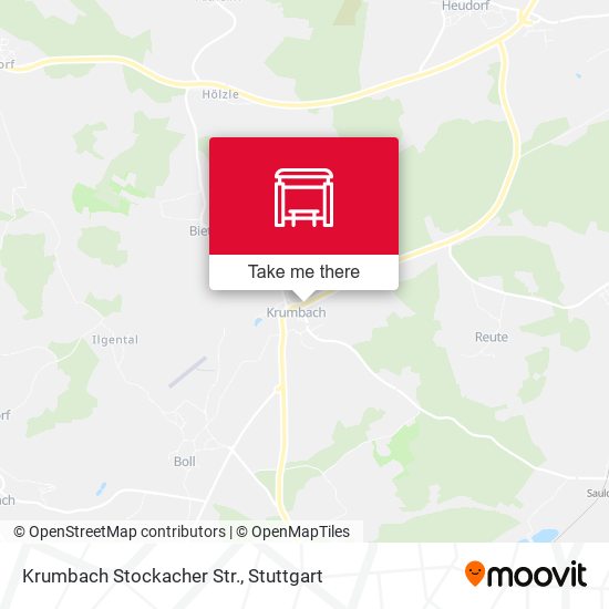 Krumbach Stockacher Str. map