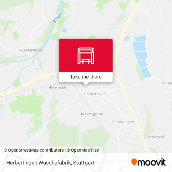 Карта Herbertingen Wäschefabrik