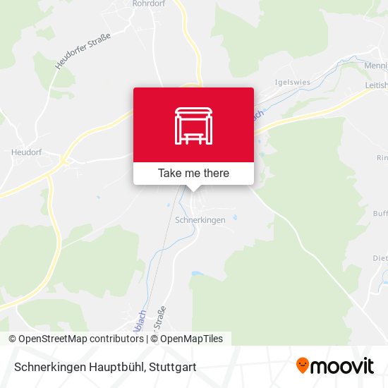 Schnerkingen Hauptbühl map
