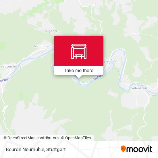 Карта Beuron Neumühle