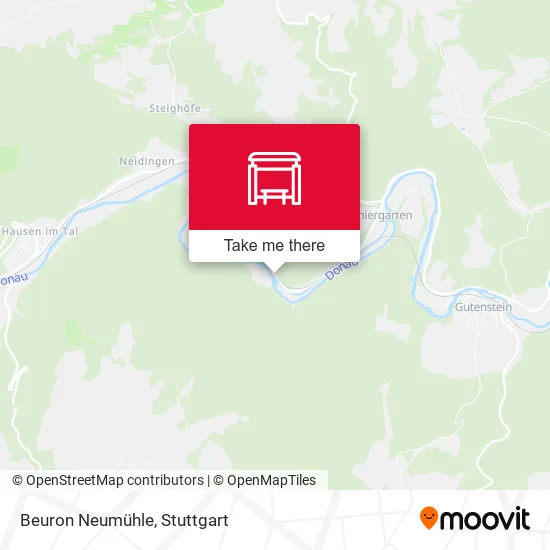 Карта Beuron Neumühle