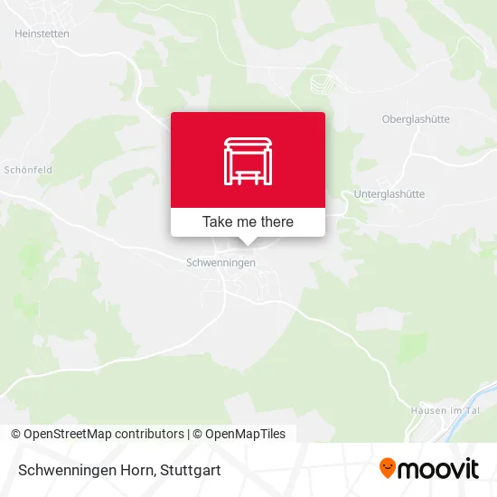 Карта Schwenningen Horn