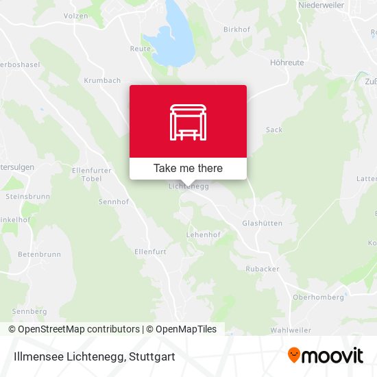 Карта Illmensee Lichtenegg