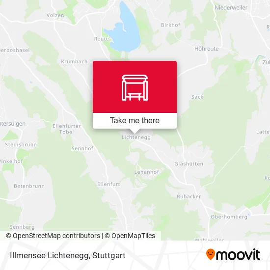 Карта Illmensee Lichtenegg