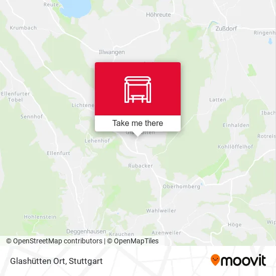 Карта Glashütten Ort